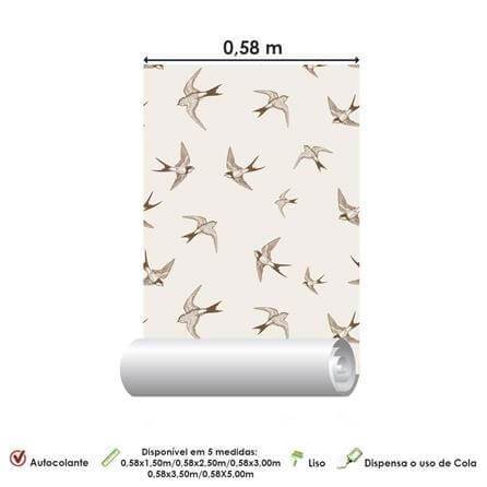 Papel de Parede Adesivo Pássaros 105772541 - Papel na Parede