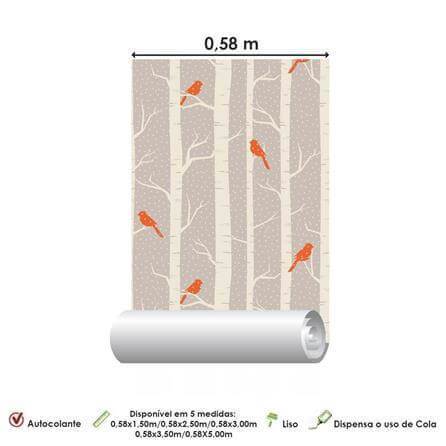 Papel de Parede Adesivo Pássaros 205145872 - Papel na Parede