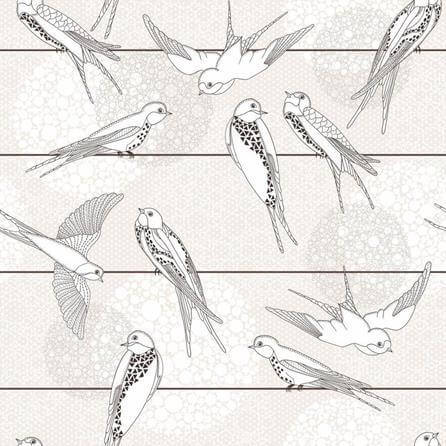 Papel de Parede Adesivo Pássaros 96470429 - Papel na Parede