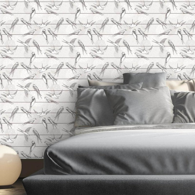 Papel de Parede Adesivo Pássaros 96470429 - Papel na Parede