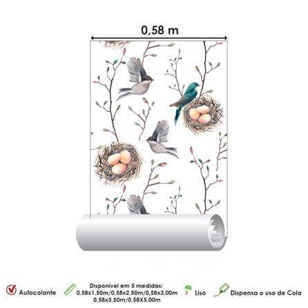 Papel de Parede Adesivo Pássaros Voando 73028171 - Papel na Parede