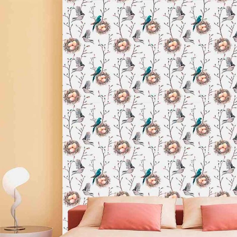 Papel de Parede Adesivo Pássaros Voando 73028171 - Papel na Parede