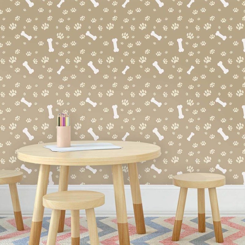 Papel de Parede Adesivo Patinhas 100828933 - Papel na Parede