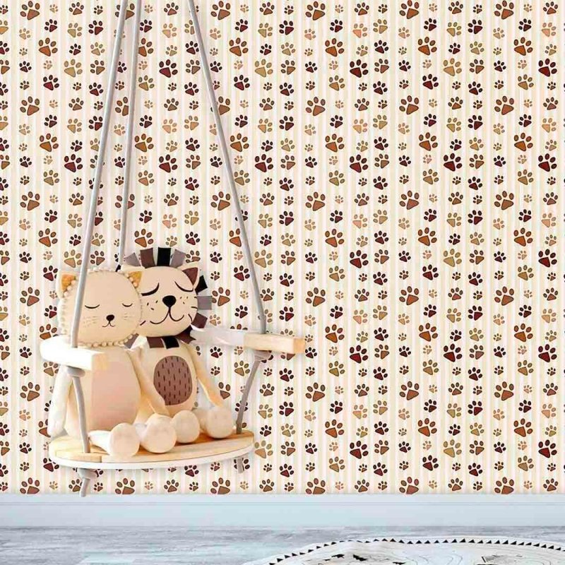 Papel de Parede Adesivo Patinhas 109223078 - Papel na Parede