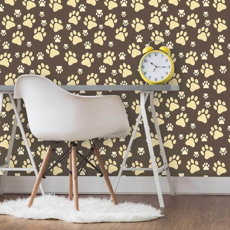Papel de Parede Adesivo Patinhas 140964532 - Papel na Parede