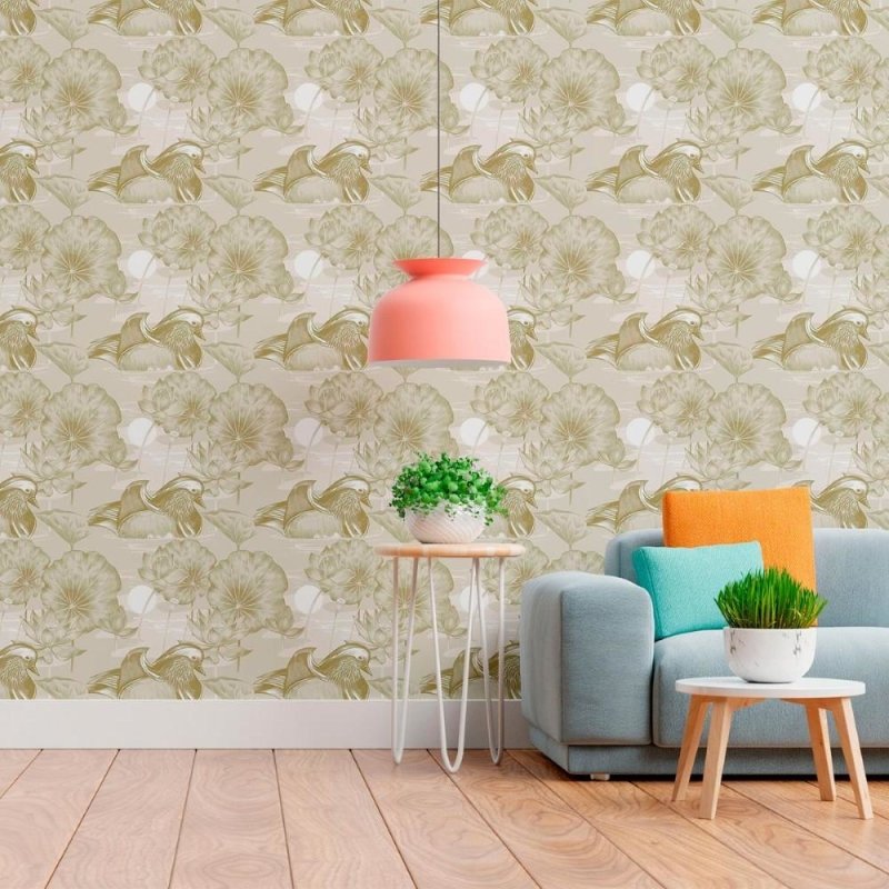 Papel de Parede Adesivo Pato na Lagoa N011028 - Papel na Parede