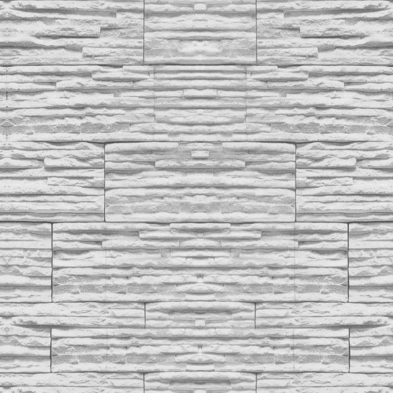 Papel de Parede Adesivo Pedra Branca NP069 - Papel na Parede