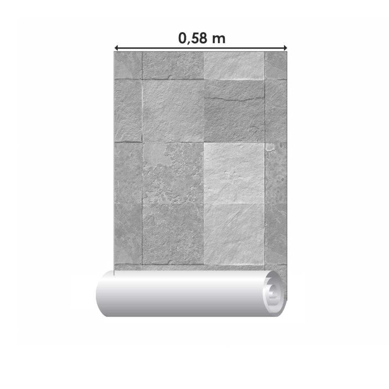 Papel de Parede Adesivo Pedra Comércio N02196 - Papel na Parede