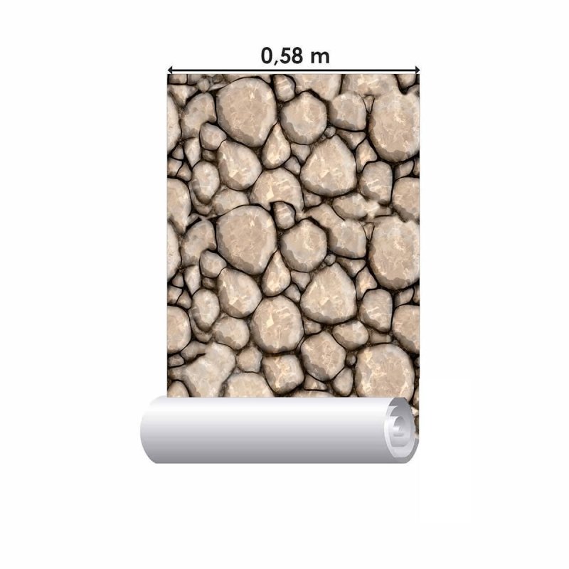 Papel de Parede Adesivo Pedra NP030 - Papel na Parede