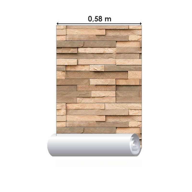 Papel de Parede Adesivo Pedras 3D N015190 - Papel na Parede