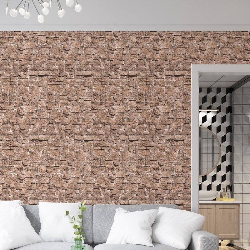 Papel de Parede Adesivo Pedras 3D NP081 - Papel na Parede
