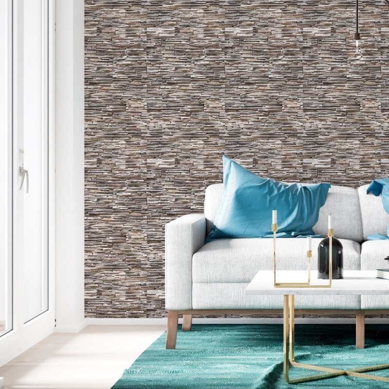Papel de Parede Adesivo Pedras 3D NP085 - Papel na Parede