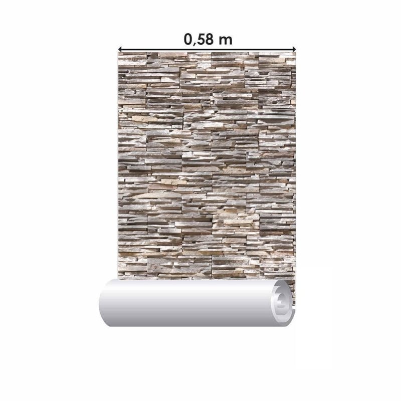 Papel de Parede Adesivo Pedras 3D NP085 - Papel na Parede