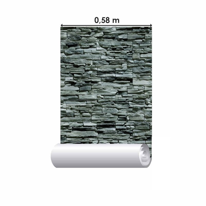 Papel de Parede Adesivo Pedras 3D NP111 - Papel na Parede