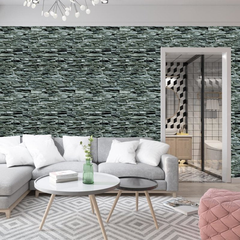Papel de Parede Adesivo Pedras 3D NP111 - Papel na Parede