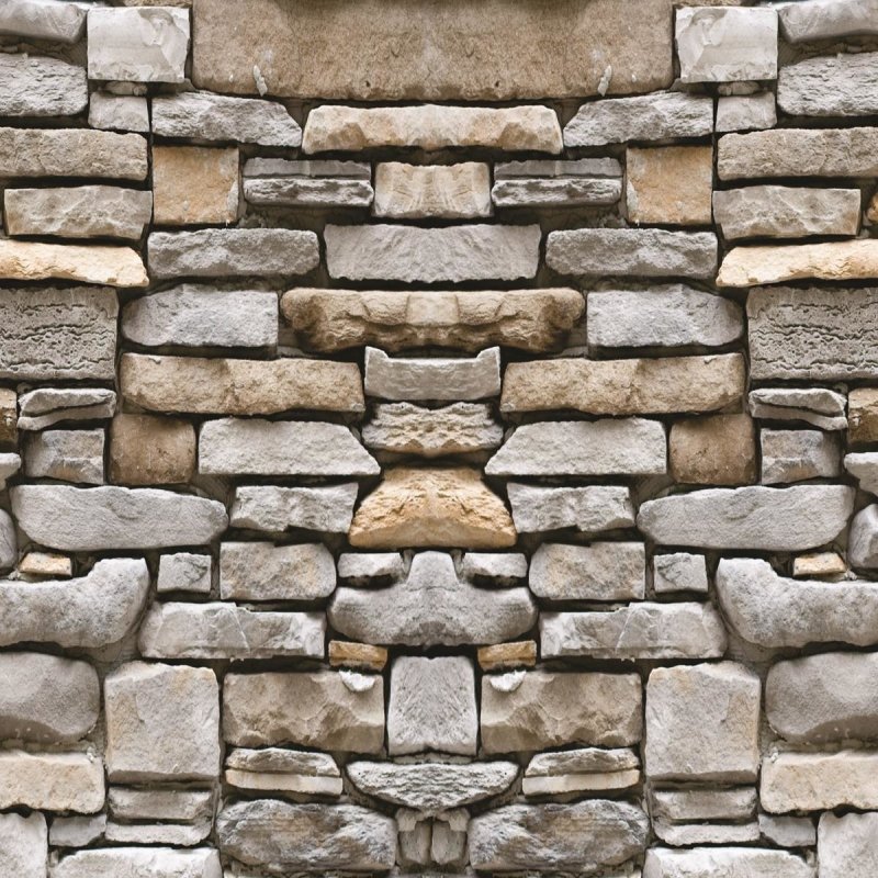 Papel de Parede Adesivo Pedras 3D Variadas NP024 - Papel na Parede