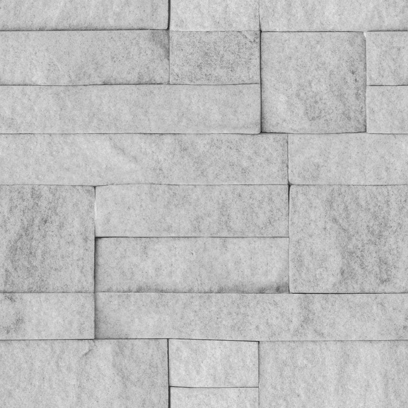 Papel de Parede Adesivo Pedras Gray Bricks N019065 - Papel na Parede