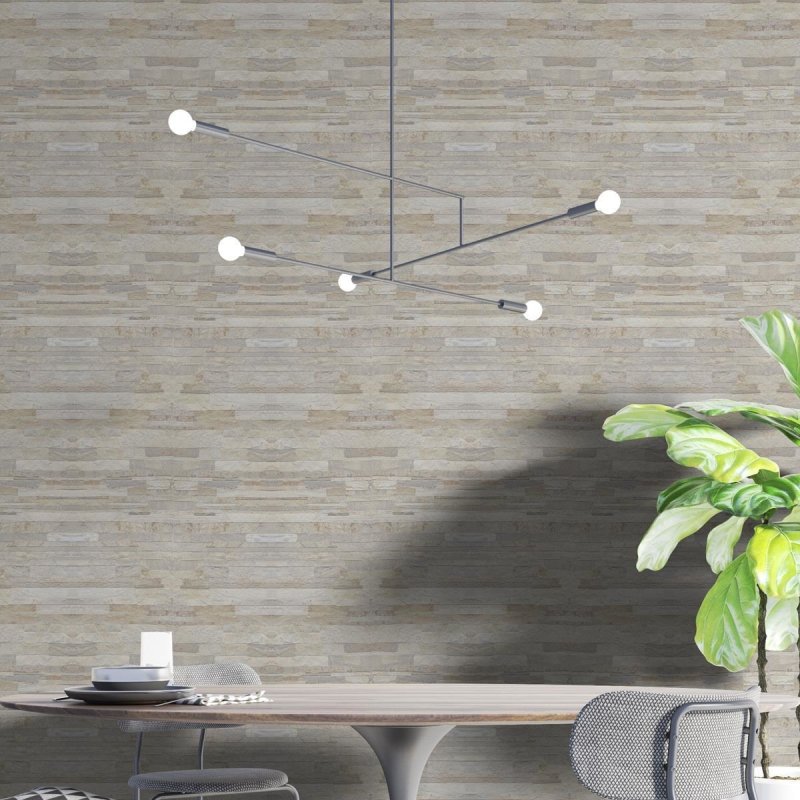 Papel de Parede Adesivo Pedras Neutro NP080 - Papel na Parede