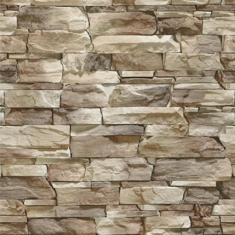 Papel de Parede Adesivo Pedras Variadas NP064 - Papel na Parede