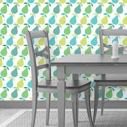Papel de Parede Adesivo Pêra 1348 - Papel na Parede