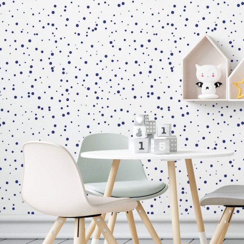 Papel de Parede Adesivo Pingos de Tinta N019086 - Papel na Parede