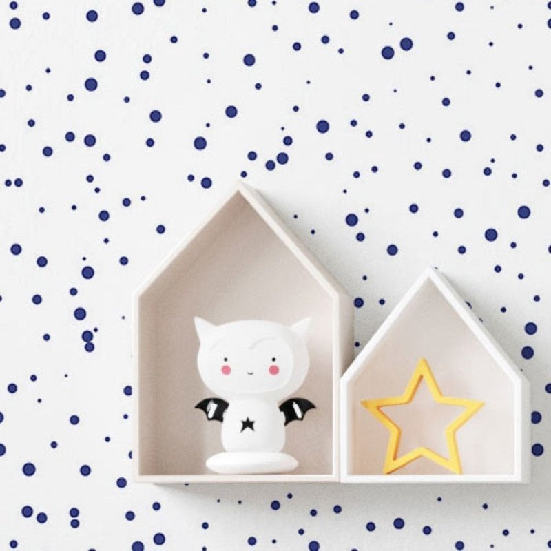 Papel de Parede Adesivo Pingos de Tinta N019086 - Papel na Parede