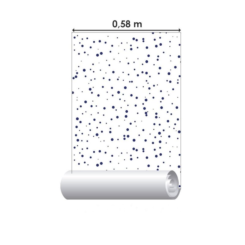 Papel de Parede Adesivo Pingos de Tinta N019086 - Papel na Parede