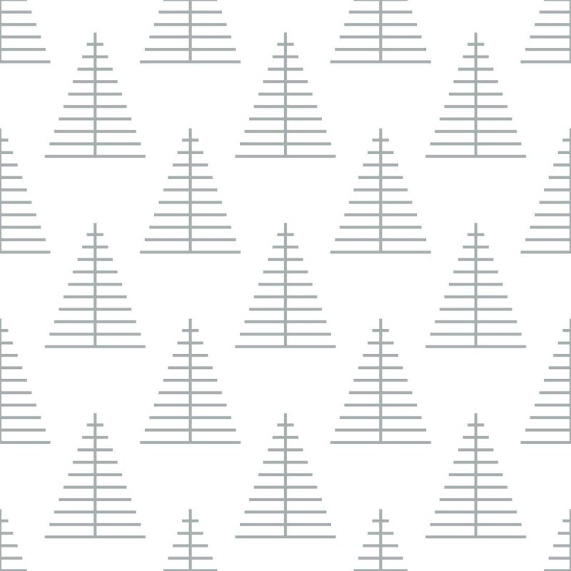 Papel de Parede Adesivo Pinheiros Minimalistas N013225 - Papel na Parede