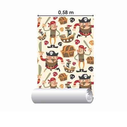 Papel de Parede Adesivo Piratas 375064426 - Papel na Parede