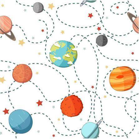 Papel de Parede Adesivo Planetas 16092946 - Papel na Parede