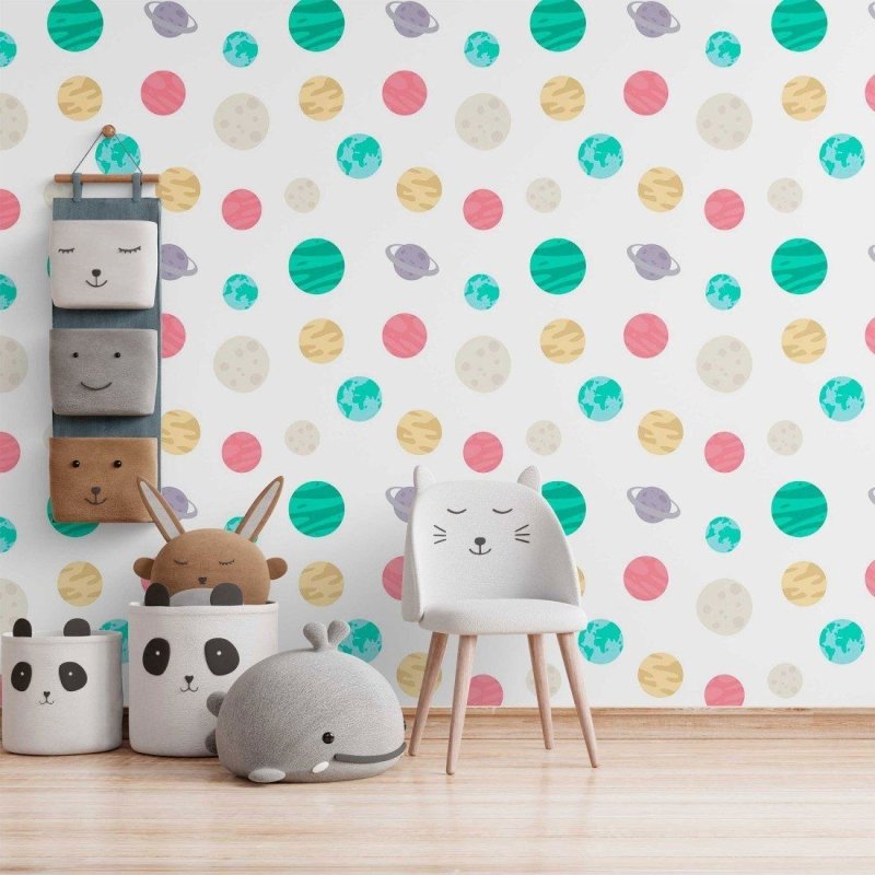 Papel de Parede Adesivo planetas N014154 - Papel na Parede