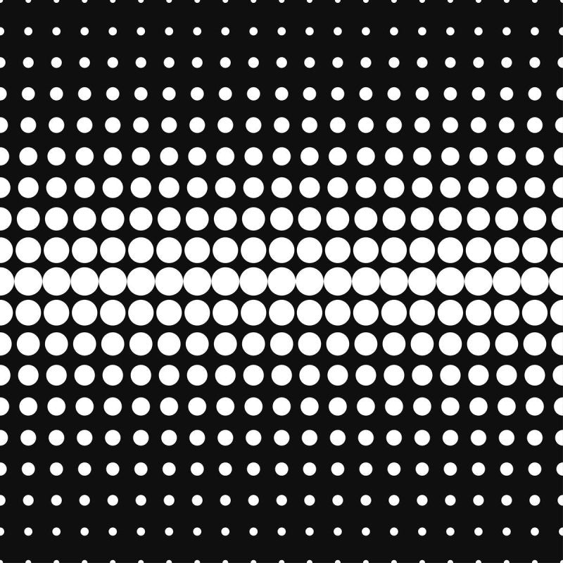 Papel de Parede Adesivo Poá Abstrato Preto e Branco N07073 - Papel na Parede