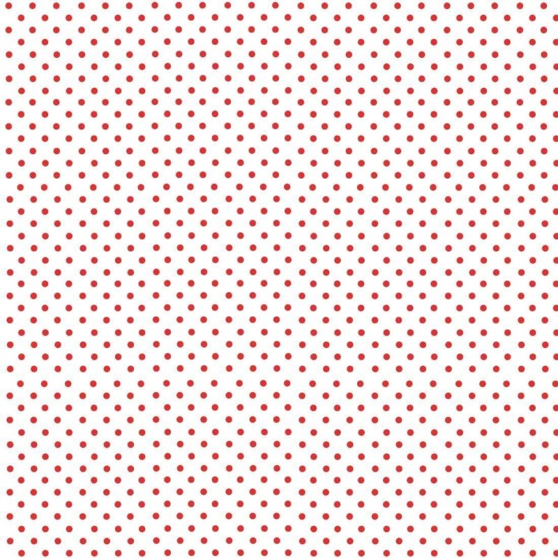 Papel de Parede Adesivo Poá Branco e Vermelho 847596222 - Papel na Parede