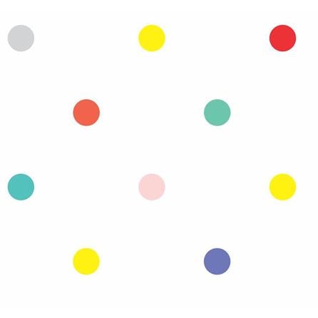 Papel de Parede Adesivo Poá Colorido 9717 - Papel na Parede