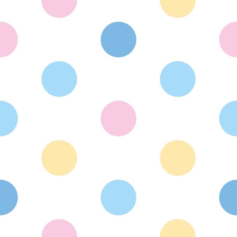 Papel de Parede Adesivo Poá Colorido N019072 - Papel na Parede