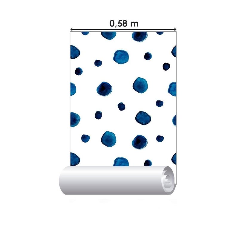 Papel de Parede Adesivo Poa Descontruído N010052 - Papel na Parede