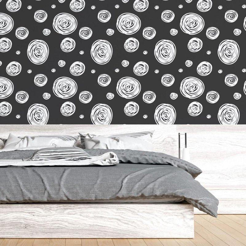 Papel de Parede Adesivo Poá Moderno N015105 - Papel na Parede