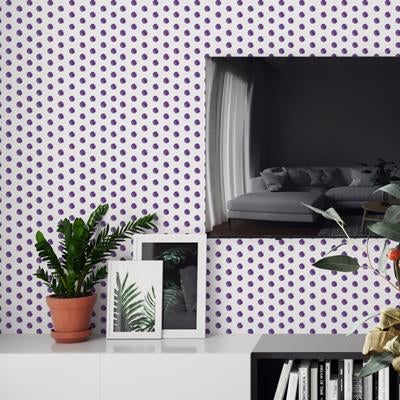 Papel de Parede Adesivo Poá N19012393 - Papel na Parede
