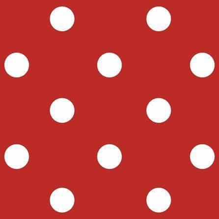 Papel de Parede Adesivo Poá Vermelho 758695 - Papel na Parede