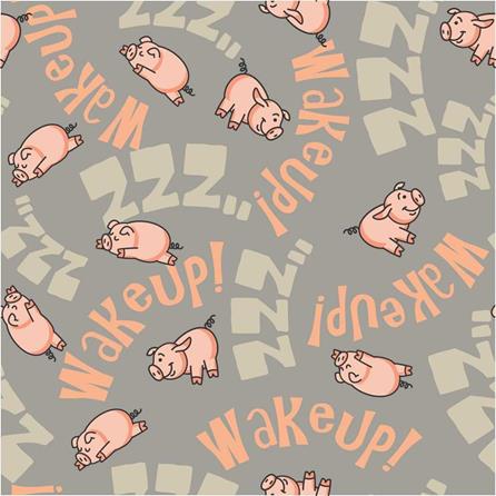 Papel de Parede Adesivo Porquinho 304 - Papel na Parede