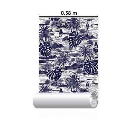 Papel de Parede Adesivo Praia N1334 - Papel na Parede