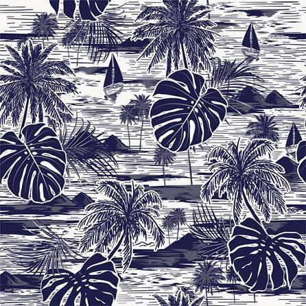Papel de Parede Adesivo Praia N1334 - Papel na Parede
