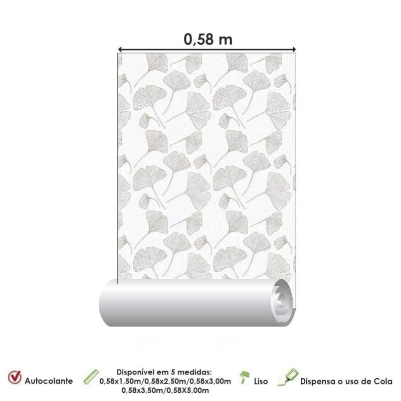 Papel de Parede Adesivo Primavera N258B - Papel na Parede