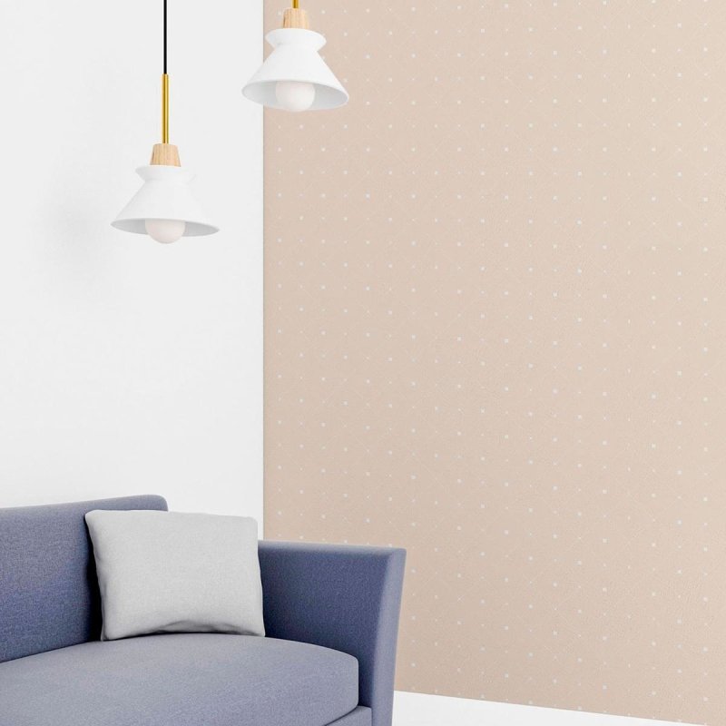Papel de Parede Adesivo Quadrados e Pontos N010105 - Papel na Parede