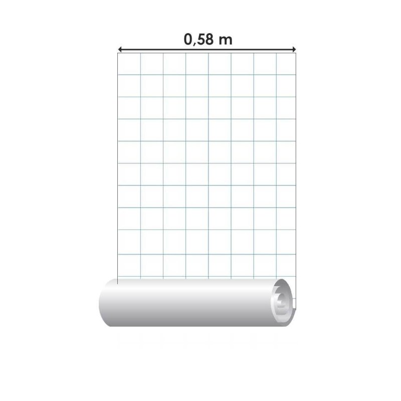 Papel de Parede Adesivo Quadriculado Branco e Azul N08097 - Papel na Parede