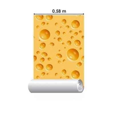 Papel de Parede Adesivo Queijo N97B - Papel na Parede