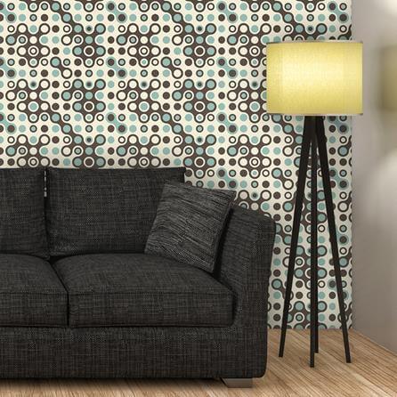 Papel de Parede Adesivo Retrô 0153 - Papel na Parede