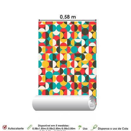 Papel de Parede Adesivo Retrô 138273374 - Papel na Parede