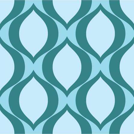 Papel de Parede Adesivo Retrô azul 0242 - Papel na Parede