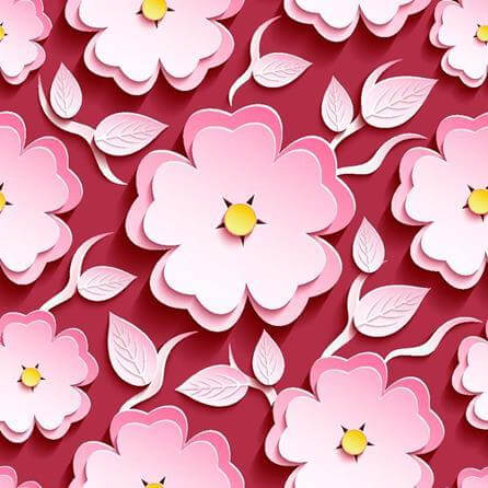 Papel de Parede Adesivo rosa vermelho 319132811 - Papel na Parede